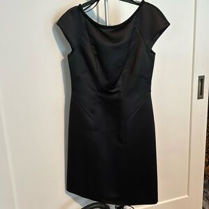 Classic Little black dress with beautiful beaded neckline.